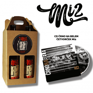 Paket Mi2: CD Črno na belem in četvorček MI2